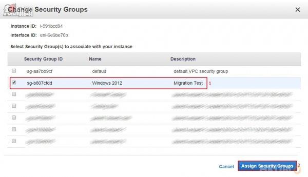 Amazon with ESXi VM Migration