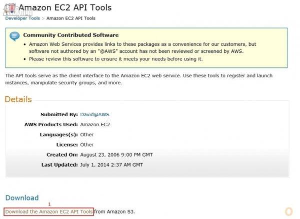 Deploy Amazon EC2 API Tools 