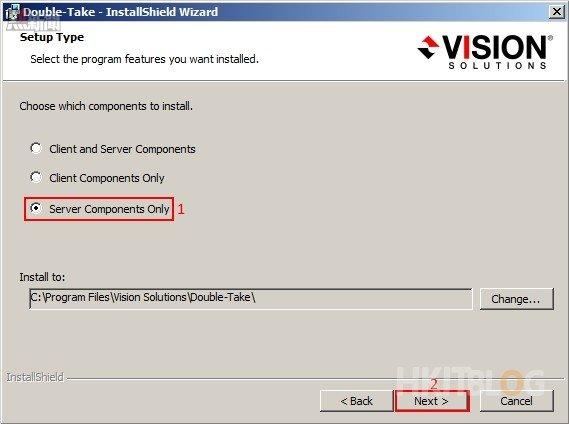 Double Take Server Installation