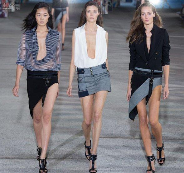 Anthony Vaccarello Spring Summer 2015 Collection Paris Fashion Week11 Stretch 590x554