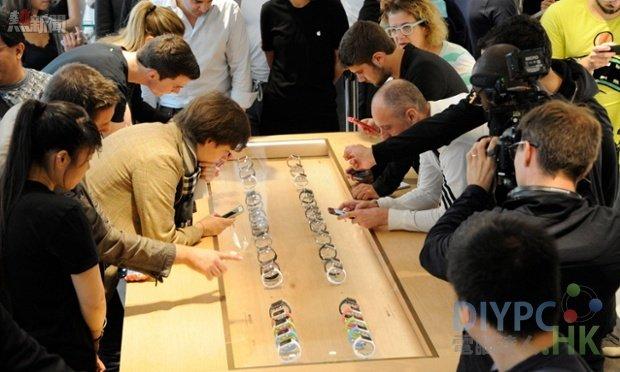 Apple Watch at Colette store, Paris, France - 30 Sep 2014