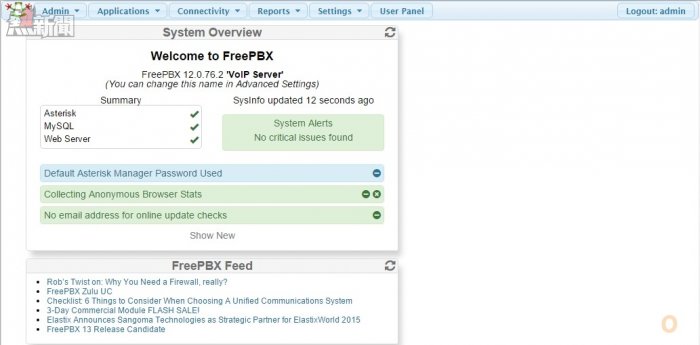 Raspbx Installation