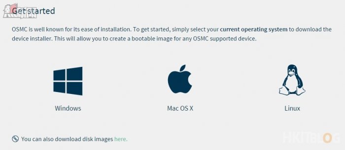 Raspberry Pi install OSMC