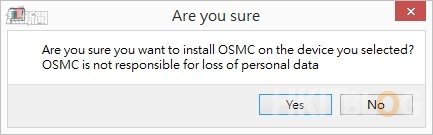 Raspberry Pi install OSMC