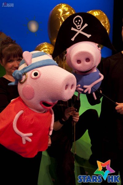 Peppa Pig Treasure Hunt; Production shots; G-Live, Guildford; 13th October 2011. © Pete Jones. pete@pjproductions.co.uk.