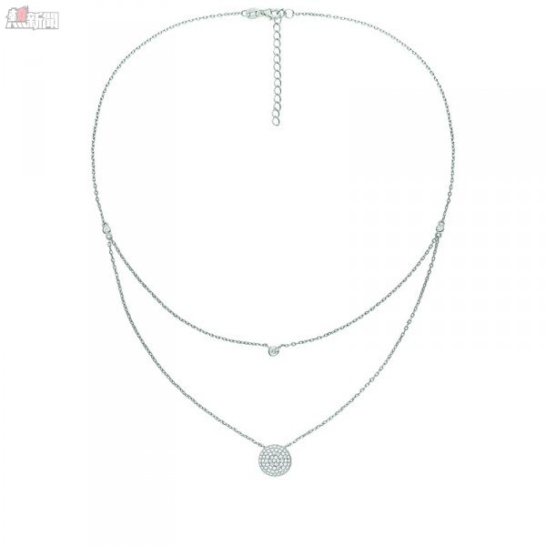 3N15S071C_FASHIONABLY SILVER NECKLACE_HK$875