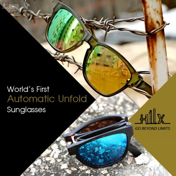 Hilx首推「Unfold」三段式摺疊太陽眼鏡
