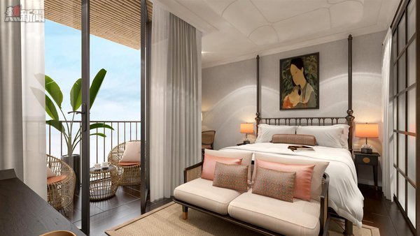 Hotel Reve酒店的藝術家印象-印度支那風格的精品酒店，將由遠東酒店根據與越南Five Elements Development簽署的酒店管理協議進行管理