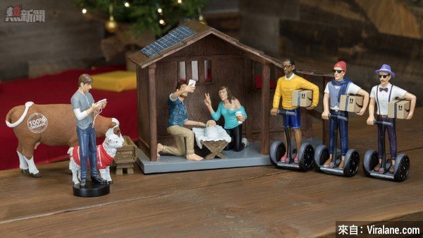 (偽)文青版的耶穌誕生畫面？！Hipster Nativity Scene？！