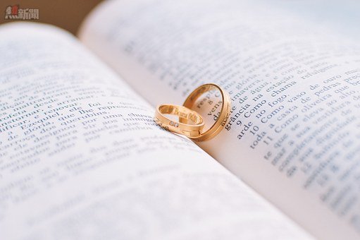 Couple, Love, Rings, Book, Wedding