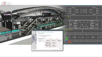 Bentley的OpenBuildings Station Designer現包括LEGION Model Builder，以提高設計品質和功能空間。